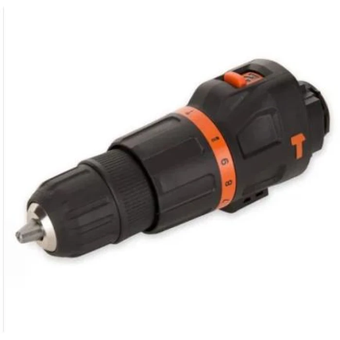 BLACK+DECKER Multievo 2-Speed Hammer Drill Attachment Head | 21,750 BPM Masonry Percussion with 10 Torque Settings & Two-Sleeve Chuck | MTHD5-XJ