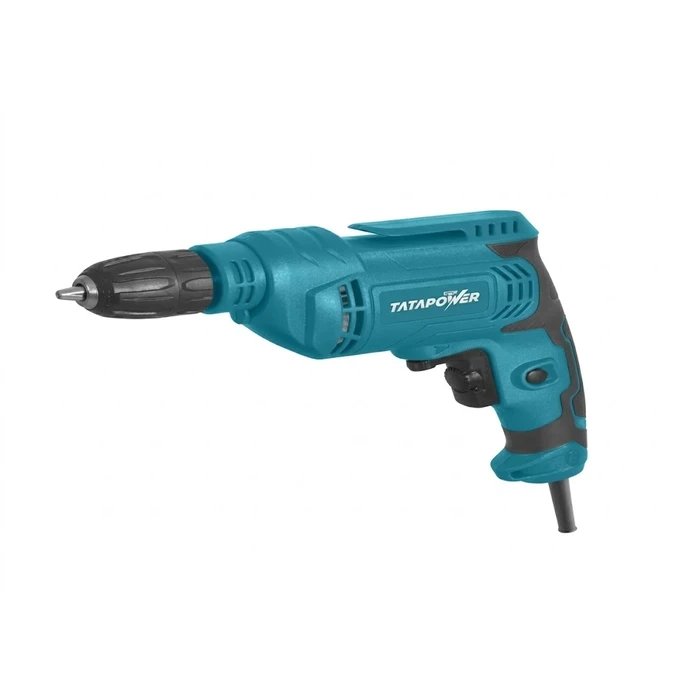 TATA POWER 10mm 450W Compact Corded Electric Rotary Drill | 3300 RPM High-Speed Wood & Metal Drilling Machine | INED0450
