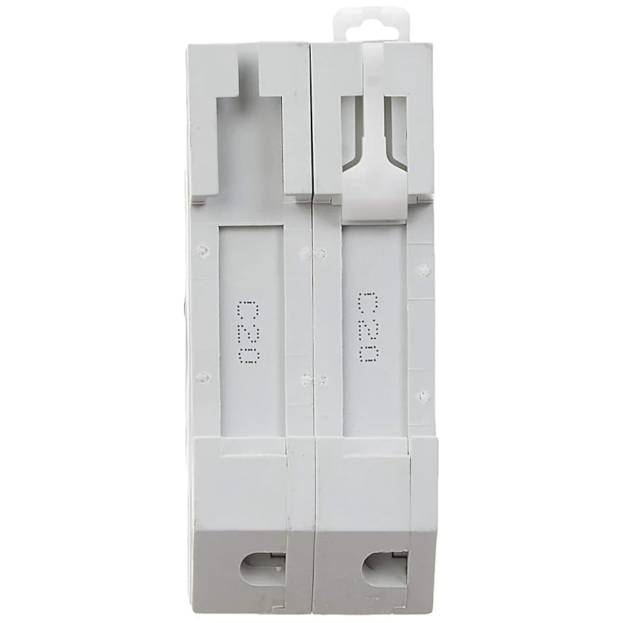 Anchor UNO DP MCB 20A 'C' Curve 98020 - Double Pole, Medium Current Capacity, Panel Mount Standard Circuit Breaker