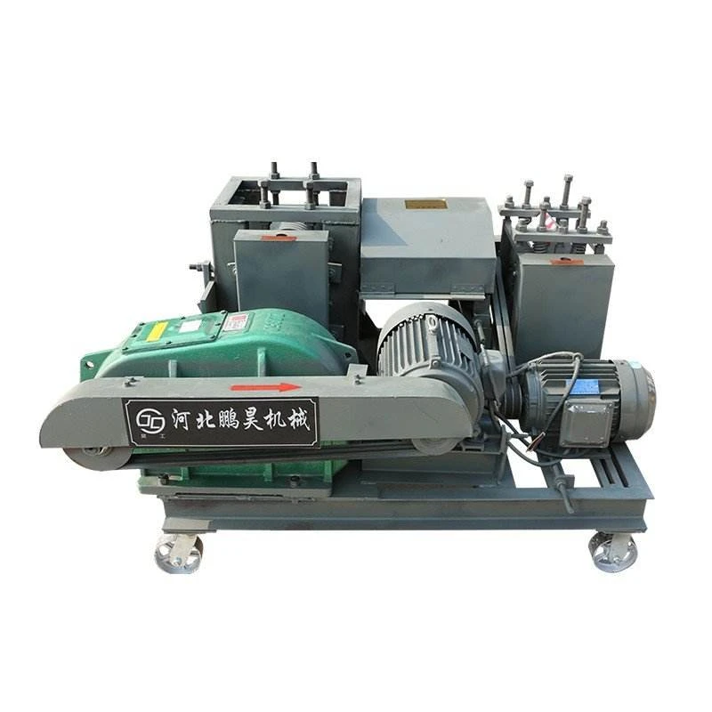 Tiger Dual-Motor Rebar Straightener & Cutter | 4KW Traction & 4KW Straightening 380V Power Core | 5-12mm Scrap Steel Bar Restoration Workstation Frame | GT5-12
