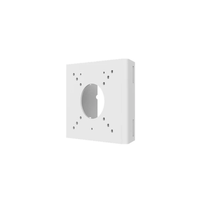 UNV Outdoor Pole & Rail Mounting Bracket with 67mm–127mm Embrace Loops | Uniview White Aluminum Adapter for IPC22X & IPC24X Bullet Cameras | TR-UP06-B-IN