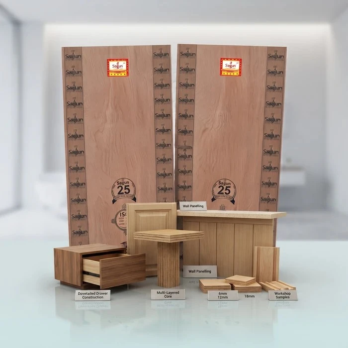 Sagun General-Purpose Commercial Grade Multi-Layered Interior Plywood Sheet