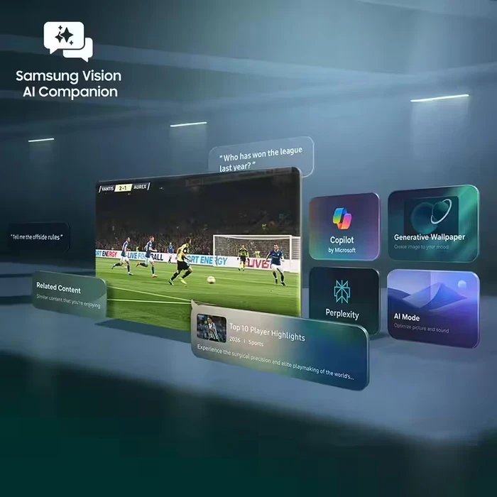 Samsung 85" QA85QN70HAULXL Neo QLED 4K Smart TV | Tizen OS Dolby Atmos Dual-Band Wi-Fi 3x HDMI 2x USB Quantum Mini LED Display