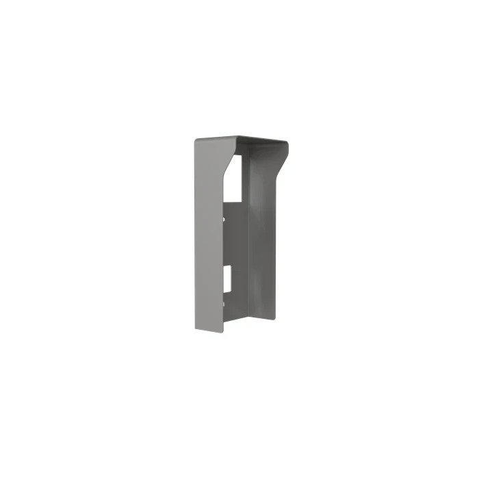 UNV EP-CS201 Villa Door Phone Waterproof Cover | Heavy-Duty Stamped Sheet Metal | Uniview Premium Gray Outdoor Intercom Station Wall Mount Rain Shield Canopy