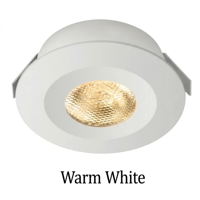 Panasonic Recessed 2W Mini LED Spotlight | Prismatic Glare-Free 2kV Surge Protected 140-275V Cabinet & Accent Light in White, Warm, Blue, Green & Red | PSPM01 Series