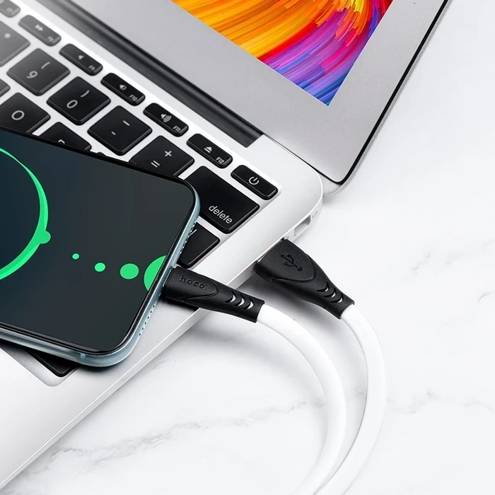 HOCO Soft Silicone Charging Cable | Type-C High-Fidelity Connectivity Logic | Silicone Braid Matrix | X42