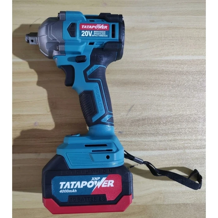 TATA POWER 20V 10mm Cordless Drill Driver Kit | 50Nm Torque 2-Speed 15+1 Clutch with 2x 2.0Ah Batteries Fast Charger & BMC Case | INCD2010