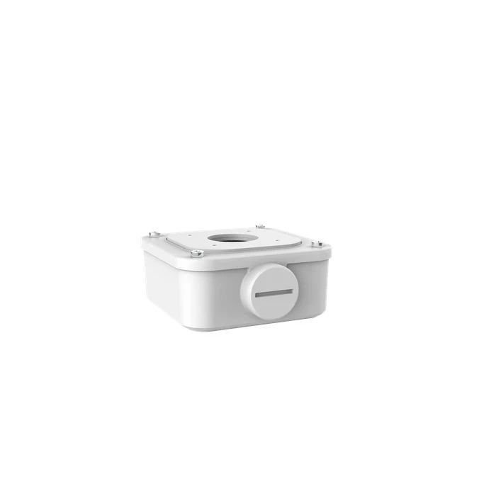 UNV Small Bullet Junction Box | Heavy-Duty Aluminum Alloy Weatherproof Cable Management Mount for Mini Bullet & Dome Cameras | TR-JB05-A-IN
