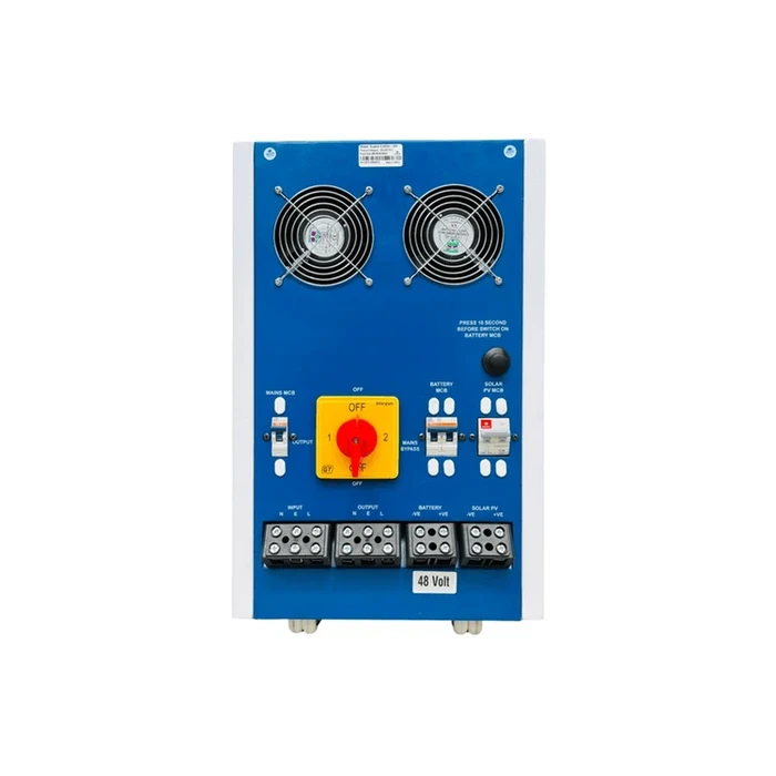 Smarten Superb Series 5500VA (5.5 kVA) 48V Pure Sine Wave Heavy-Duty Commercial Solar PCU with 30% Boost MPPT, Bypass Switch, Triple MCB & Zero-Volt Recovery | SUPERB MPPT 5500