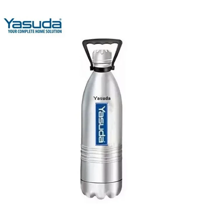 Yasuda 750ML Vacuum Bottle Flask | Long Duration Hot & Cold Stainless Steel Water Bottle | Copper Coating Insulation Leak Proof Travel Flask | YS-CB750 Red, YS-CB750 Stainless Steel, YS-CB750 Metallic