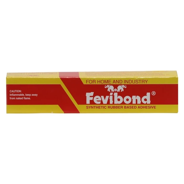 Pidilite Fevibond Synthetic Rubber Contact Adhesive for Laminating & Footwear | 50 Ml Tube