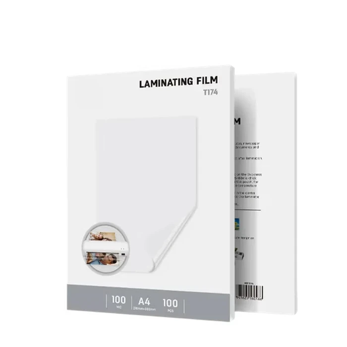Deli A4 Thermal Laminator Pouches | 100 Micron Rigid Protection Film | 100-Piece Box Pack (21.6 x 30.3 cm) | ET174