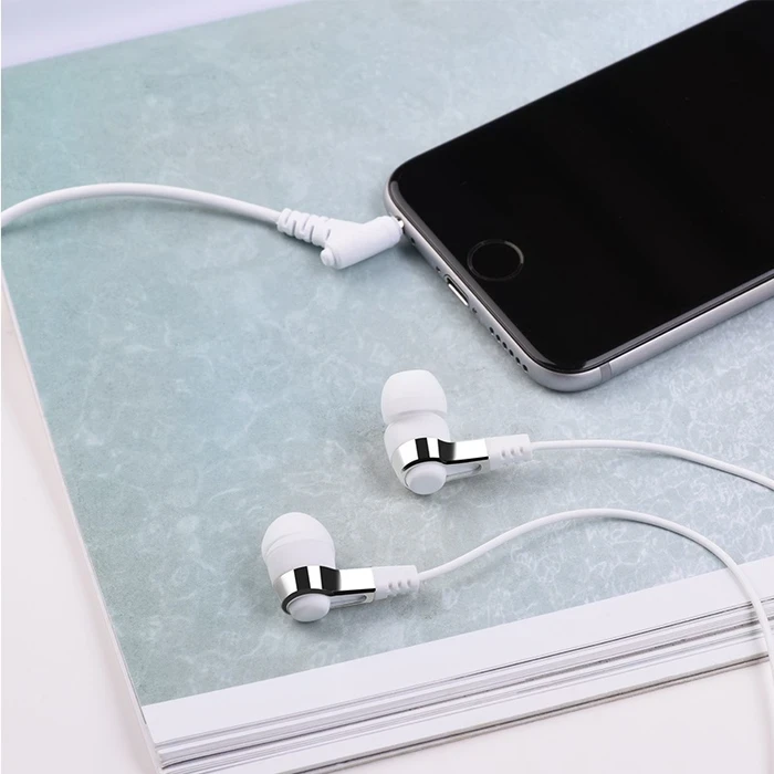 HOCO AMAZING RHYME Universal Wired Earphone with Microphone | 10mm Driver | Black, White Finish | M52
