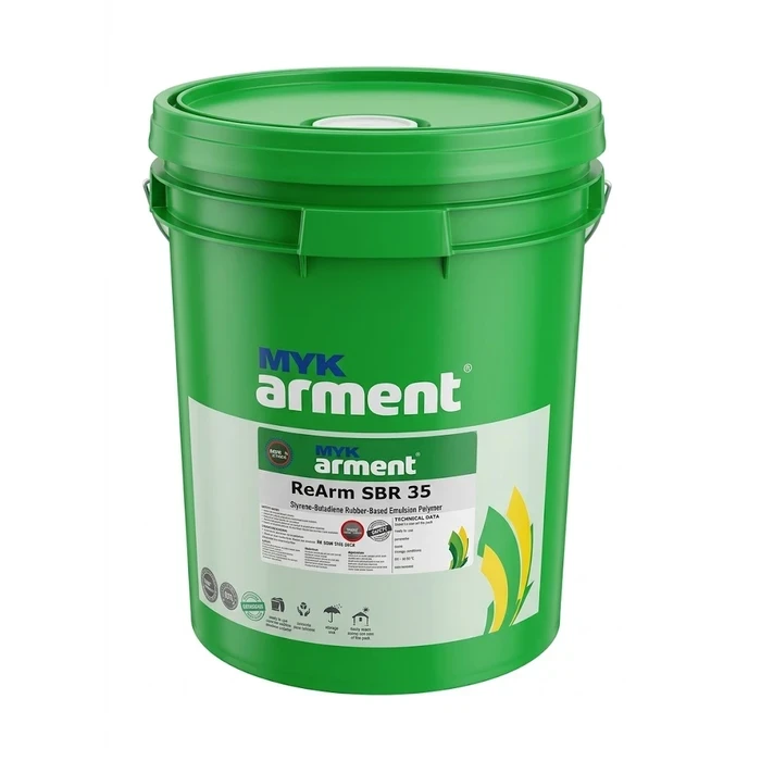 ReArm SBR 35 Polymer for Cement Mortar & Screed cum Bonding Agent | SBR Latex Waterproofing & Spalled Concrete Repair Admixture