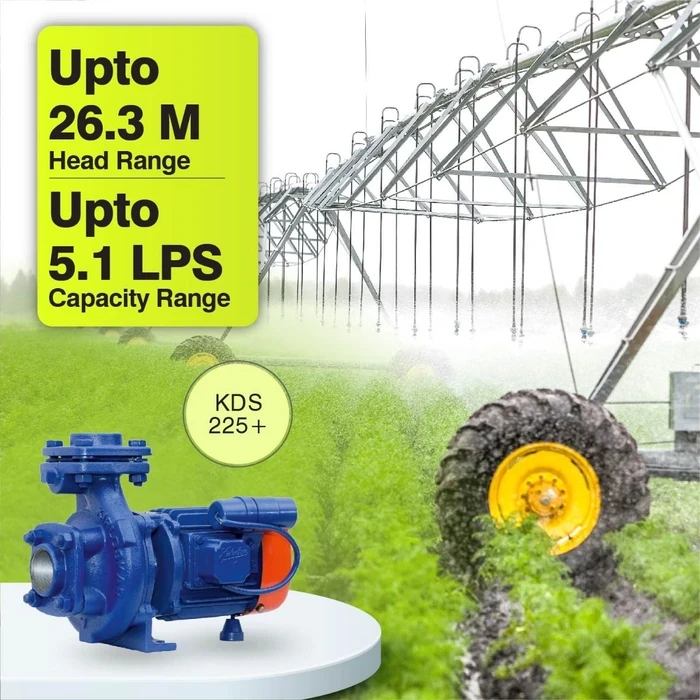 Kirloskar KDS Series Heavy-Duty Centrifugal Monobloc Pump | CED Anti-Rust Coated High-Efficiency Water Pump for Agriculture, Buildings & Industrial Transfer
