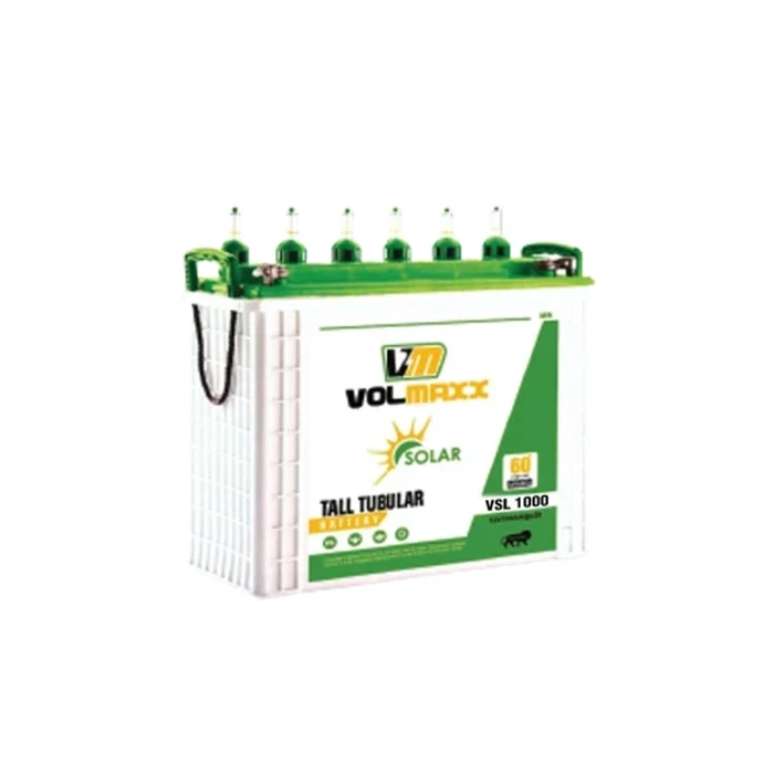 VOLMAXX VSL Series Tubular Solar Inverter Battery | 100Ah / 150Ah / 165Ah / 200Ah 12V C10 Deep Cycle High Cranking Power Backup (36+24 Month Warranty)