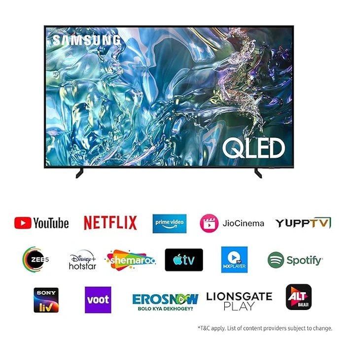Samsung 55" QA55Q60DAULXL / QA55Q60CARXHE 4K QLED Smart TV | Quantum Processor Lite 4K Dual LED HDR10+ SolarCell Remote OTS Lite Tizen OS