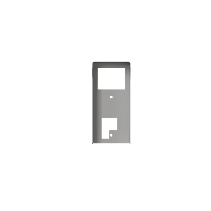 UNV EP-CS201 Villa Door Phone Waterproof Cover | Heavy-Duty Stamped Sheet Metal | Uniview Premium Gray Outdoor Intercom Station Wall Mount Rain Shield Canopy