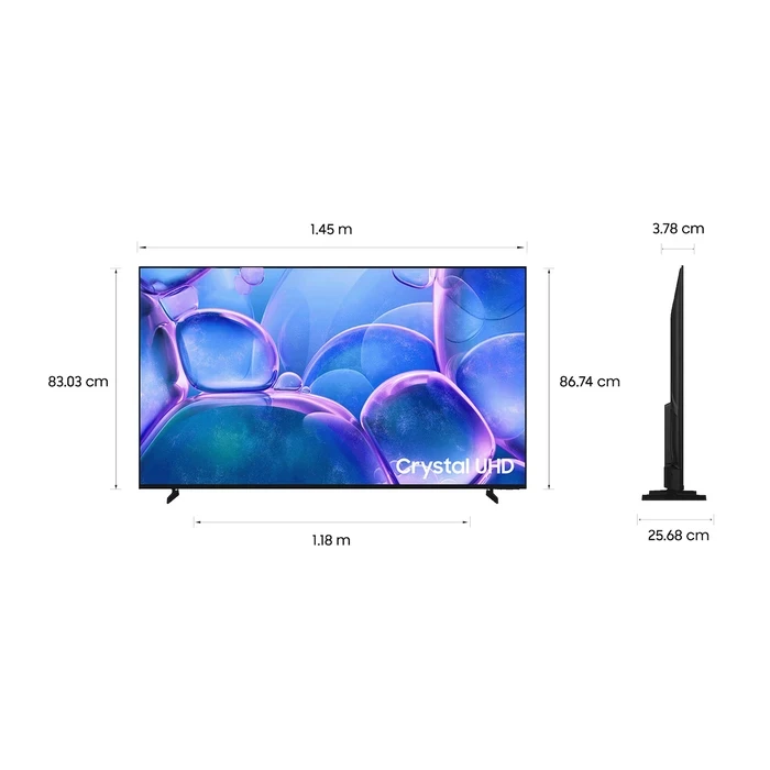 Samsung 75" UA75U7300FUXXL Crystal UHD 4K Smart TV | Tizen OS HDMI 2.1 VRR ALLM HDR10+ Crystal Processor 4K Bluetooth 5.3 AirPlay