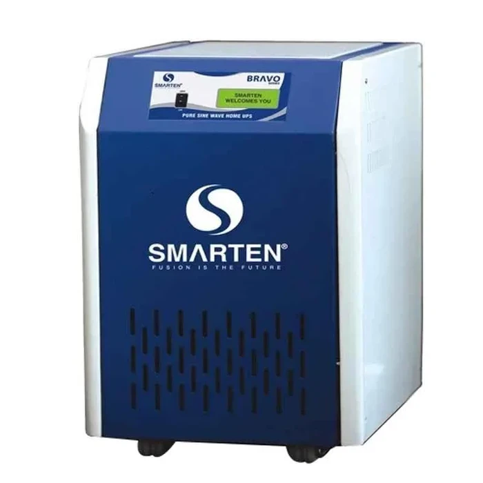 Smarten Bravo Series 10000VA (10 kVA) 120V Pure Sine Wave Heavy-Duty Commercial UPS Inverter with 15A Fast Charging, 90V Low-Voltage Operation & Phase-to-Phase Protection | BRAVO 10000