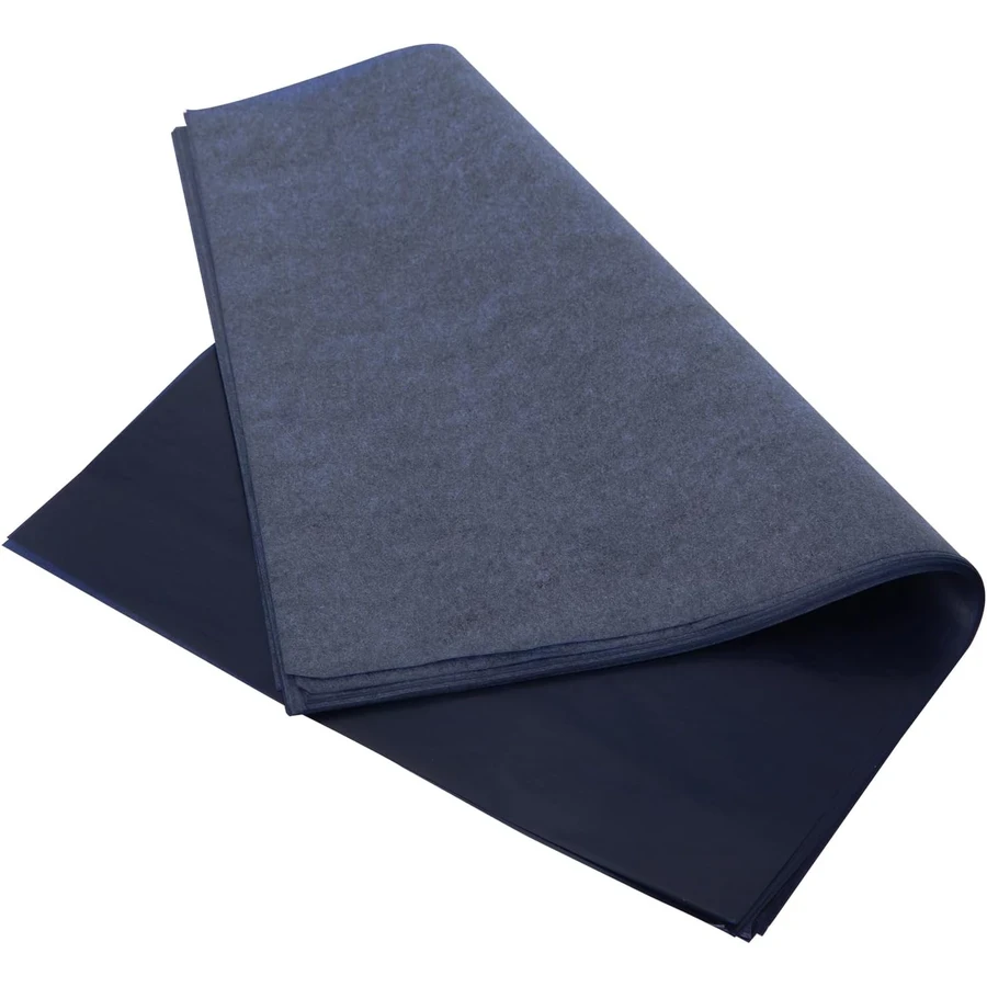 Deli A4 Blue Carbon Paper (100 Sheets Pack) | High-Clarity Handwriting & Document Transfer Sheets for Invoices & Receipts | E39834