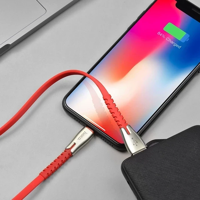 Hoco Core Charging Cable | Lightning Connectivity Logic | Nickel-Zinc Alloy & TPE Matrix | U58