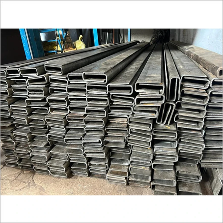 MS Side Channels for Rolling Shutters | Heavy-Duty Mild Steel Guide Rails | Industrial Grade U-Profile Tracks for High-Security Gates and Large Warehouses