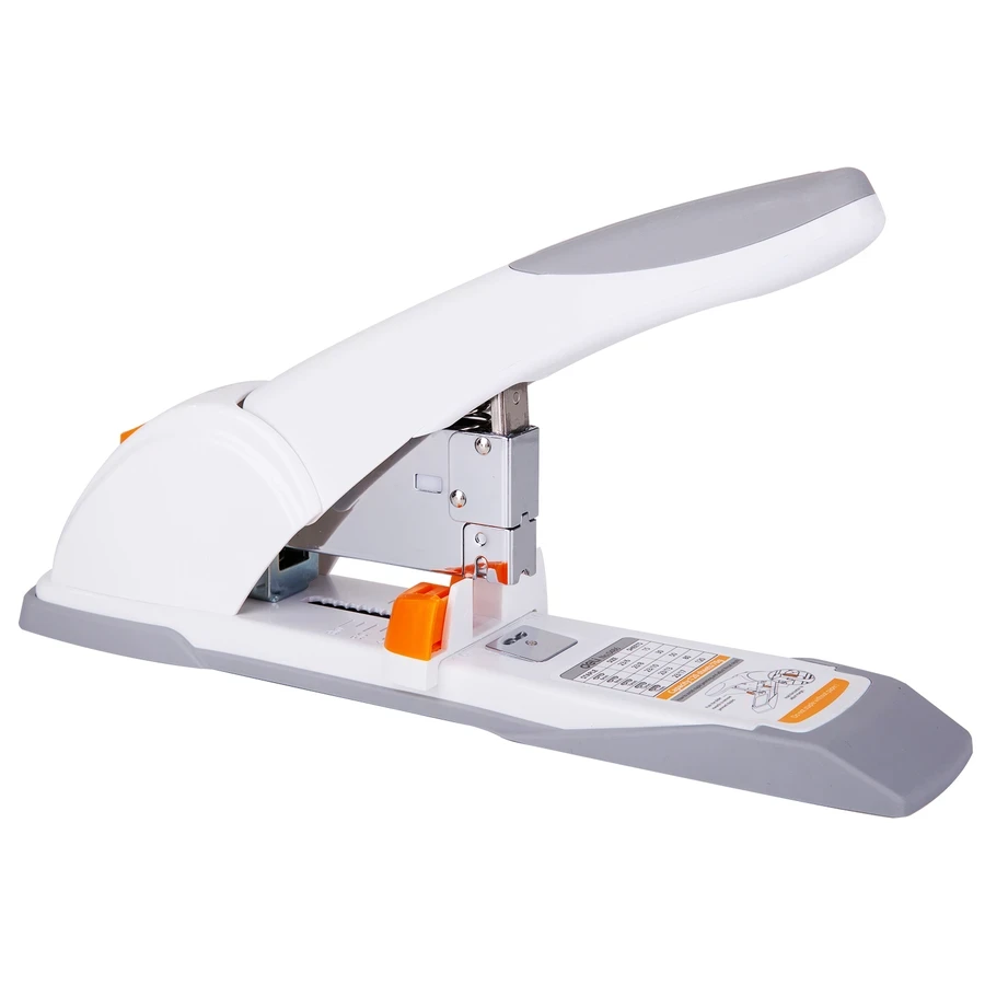 Deli 120-Sheet Heavy-Duty Desktop Stapler | Full Metal Body, Patented Jam Remover & 60mm Adjustable Depth | E0486