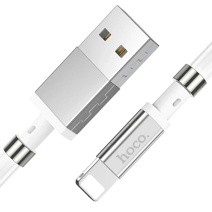 Hoco Magic Magnetic Charging Cable | 10-Magnet Tangle-Free Logic | Stainless Steel Connectivity Matrix | U91