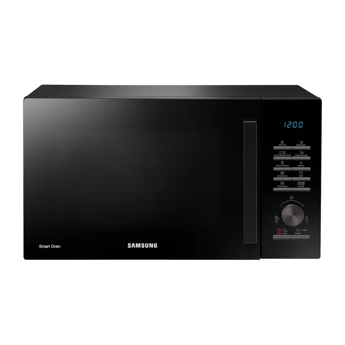 Samsung 28L MC28A5145VK/IM Convection Microwave Oven | Smart Moisture Sensor SLIM FRY™ Dough Proof Ceramic Enamel Cavity Turntable On/Off Black