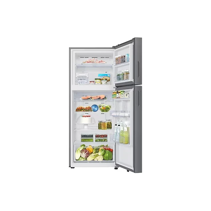 Samsung 419L RT45DG6A2BSLHL Double Door Refrigerator | Wi-Fi SmartThings AI Energy Mode 5-in-1 Convertible Twin Cooling Plus EZ Clean Steel