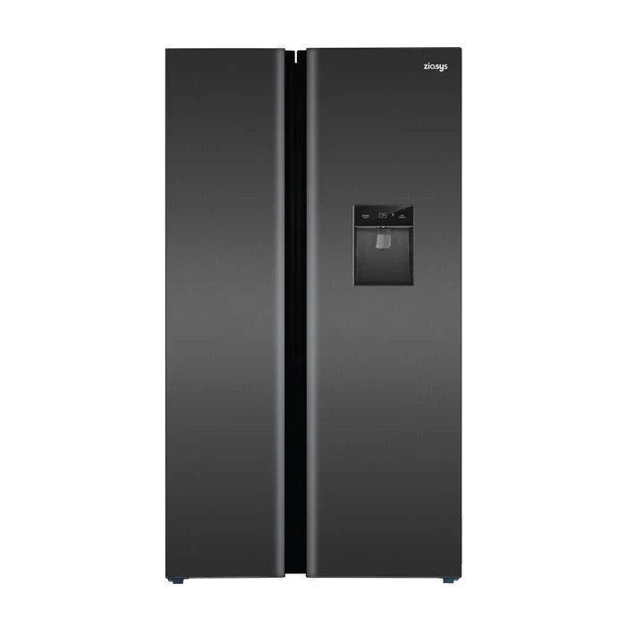 Ziasys 550L Inverter Frost Free Side by Side Door Refrigerator with Water Dispenser | Model Z-RF518WK9R