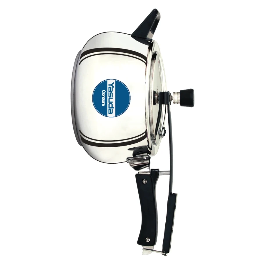 Yasuda Triply Stainless Steel Pressure Cooker | 3-Layer Encapsulated Aluminum Core Matrix | Induction Compatible Base | YS-PTR2 & YS-PTR5