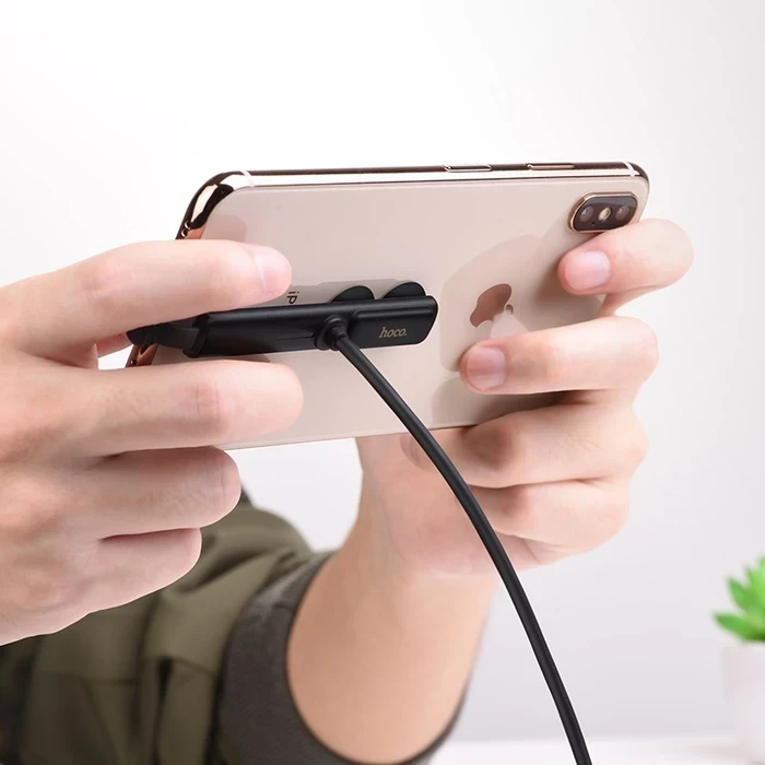 Hoco Fun Tour Gaming Cable | Ergonomic 90-Degree Connectivity Logic | 2A High-Fidelity Power Matrix | U51