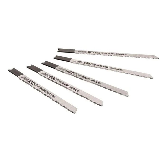 BLACK+DECKER Multievo Modular Jigsaw Attachment Head with 5 Wood Blades | Tool-Free Quick-Clamp Curved & Scroll Saw Head | MTJS1-XJ