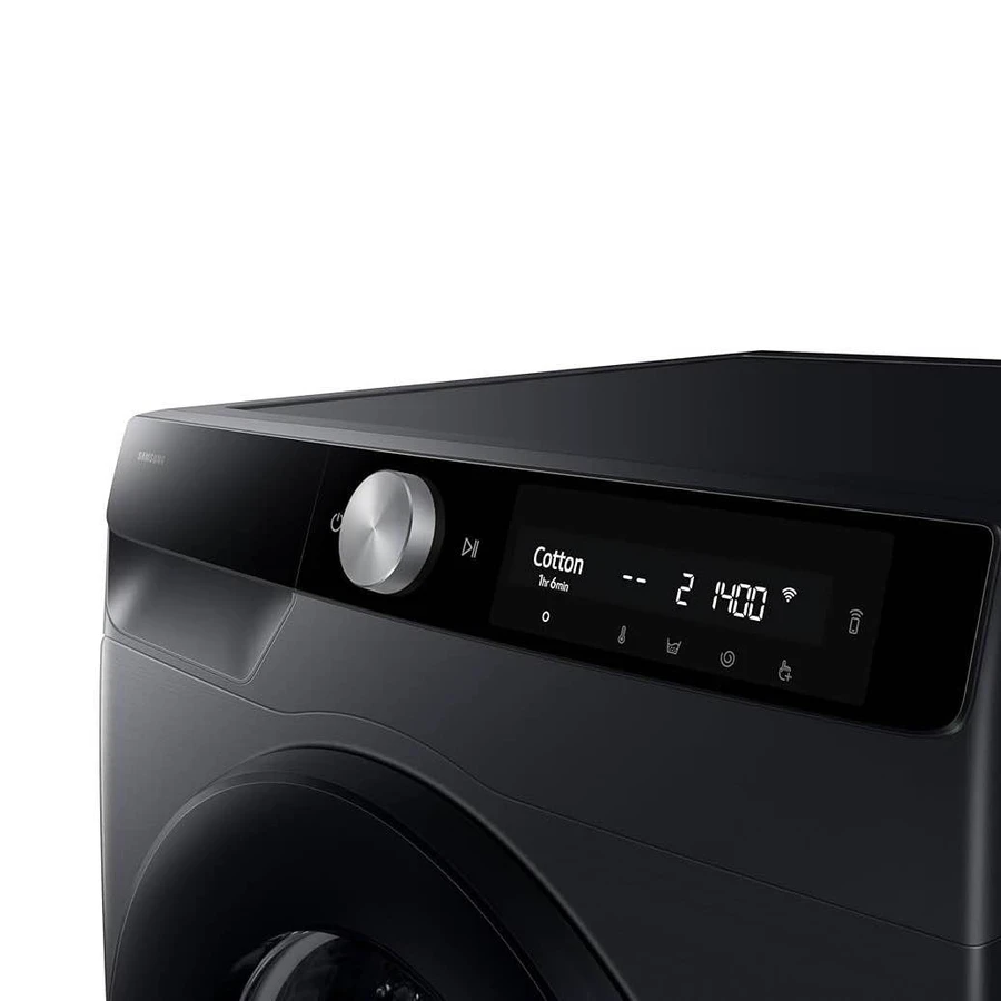 Samsung WW12DG6B24ABIM 12Kg Front Load Washing Machine | AI Control | QuickDrive™ | Super Speed 39min | WiFi SmartThings | Full Black