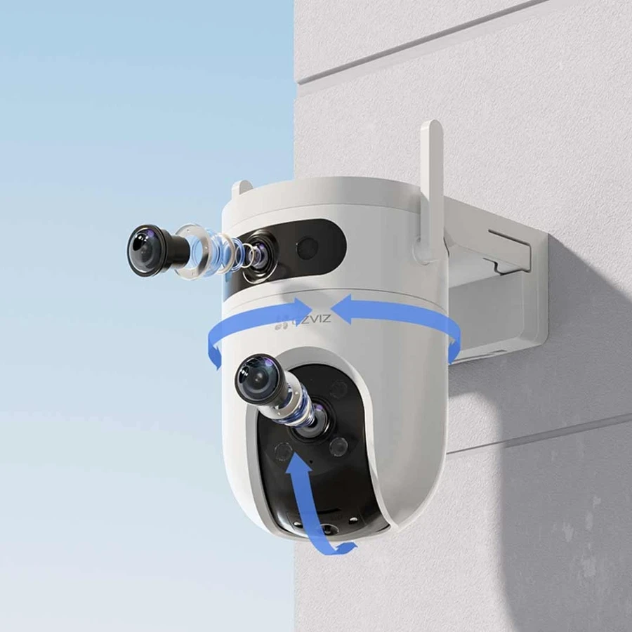 EZVIZ H9c Dual-Lens 2K Camera 425 - 360° Pan/Tilt, AI Human/Vehicle Detection, Dual-View Monitoring