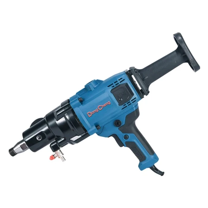 DONGCHENG Dual-Use Handheld & Vertical Diamond Core Drill With Water Source | 1920 RPM Safety Clutch Wet Coring Rig | DZZ168