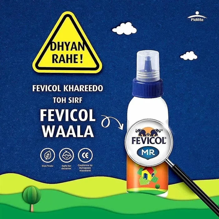 Pidilite Fevicol MR Synthetic White Resin Adhesive & Wood Glue Range (20g Tube to 1 Kg Paste Variants)