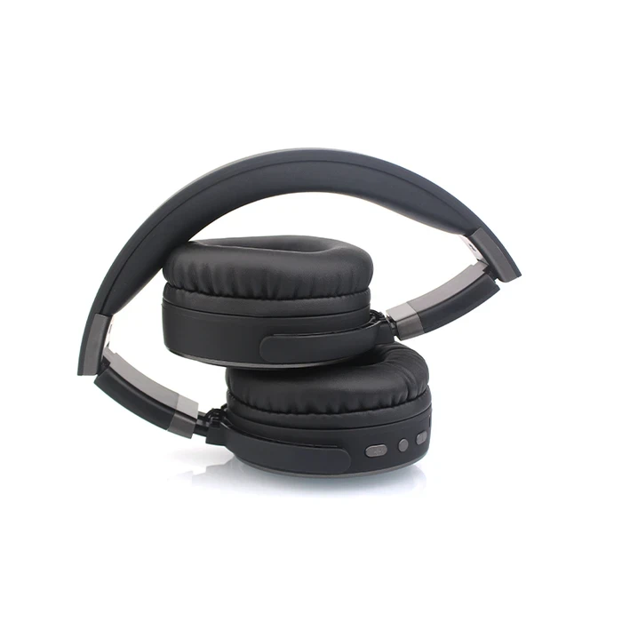 Digicom K20 Bluetooth Foldable Over-Ear Headphone | 40-Hour Playtime Logic | 50mm Drivers & Wireless/Wired Hybrid | Black