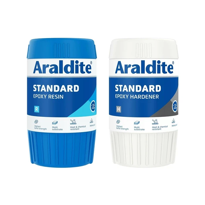 Araldite Standard High-Performance Two-Component Structural Epoxy Adhesive Gel Tin Range (180g, 450g & 800g Variants)