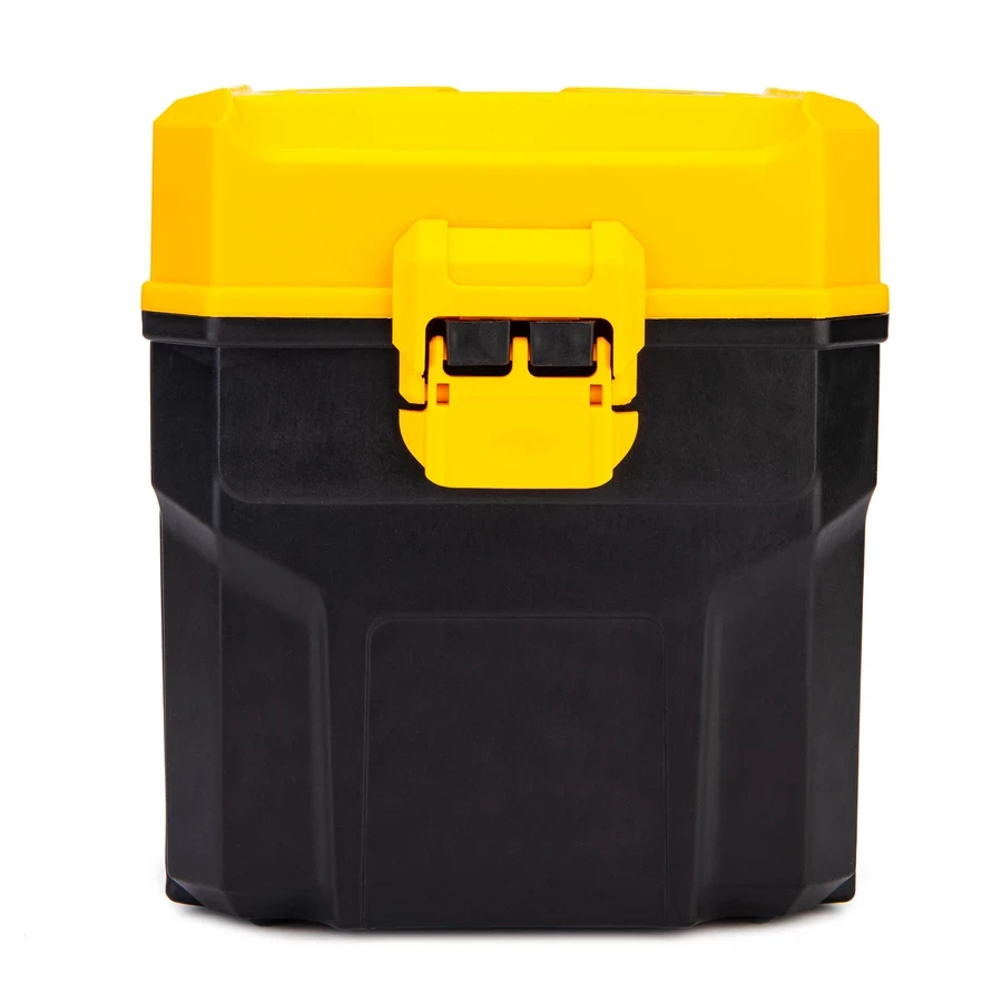 Deli 3-Line LD Green Beam Self-Leveling Laser Level | High-Visibility Outdoor Cross-Line Laser with 360° Rotary Base, ±3° Auto-Alarm & Plastic Case | EDL332303