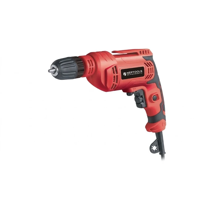 NEPTOOLS 450W 10mm Electric Drill | 3300 RPM 220V High Speed Compact Rotary Hand Drill with Spare Carbon Brushes INED0450