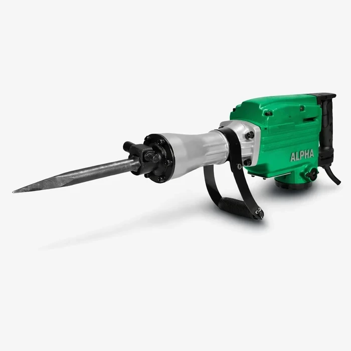 Alpha PH65 Demolition Hammer 1240W | 45J High-Impact Electric Concrete Breaker with Anti-Vibration System & Metal Box | A6501