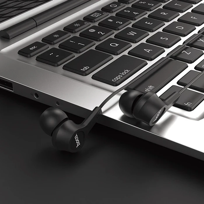 HOCO DAINTINESS Universal Wired Earphone with Mic | 10mm Driver | Black, White Finish | M50
