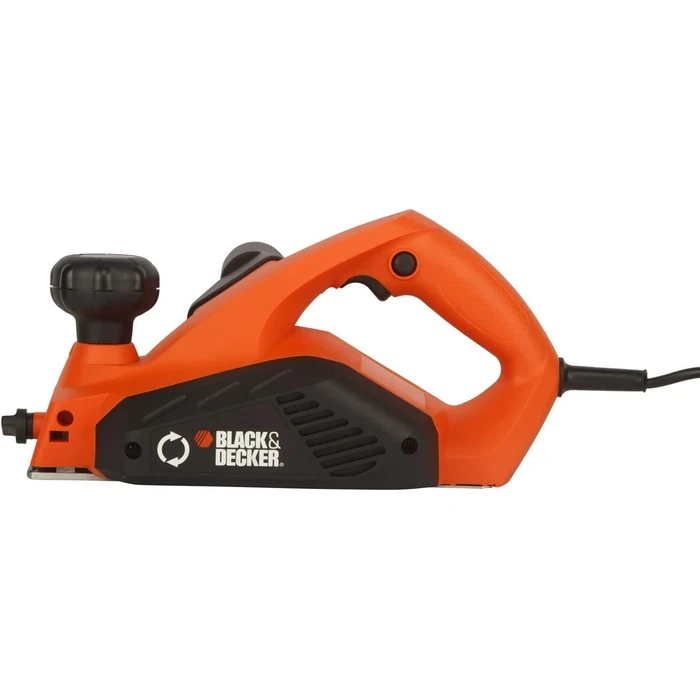 BLACK+DECKER 2.0mm Depth-of-Cut Electric Wood Planer | Precision V-Groove Chamfering & Timber Surfacing Machine | KW712-B5