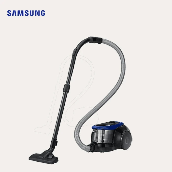 Samsung VC18M2120SB/TL 1.5L Canister Vacuum Cleaner | CycloneForce Anti-Tangle Turbine 1800W Motor 380W Suction HEPA Filter Stainless Pipe
