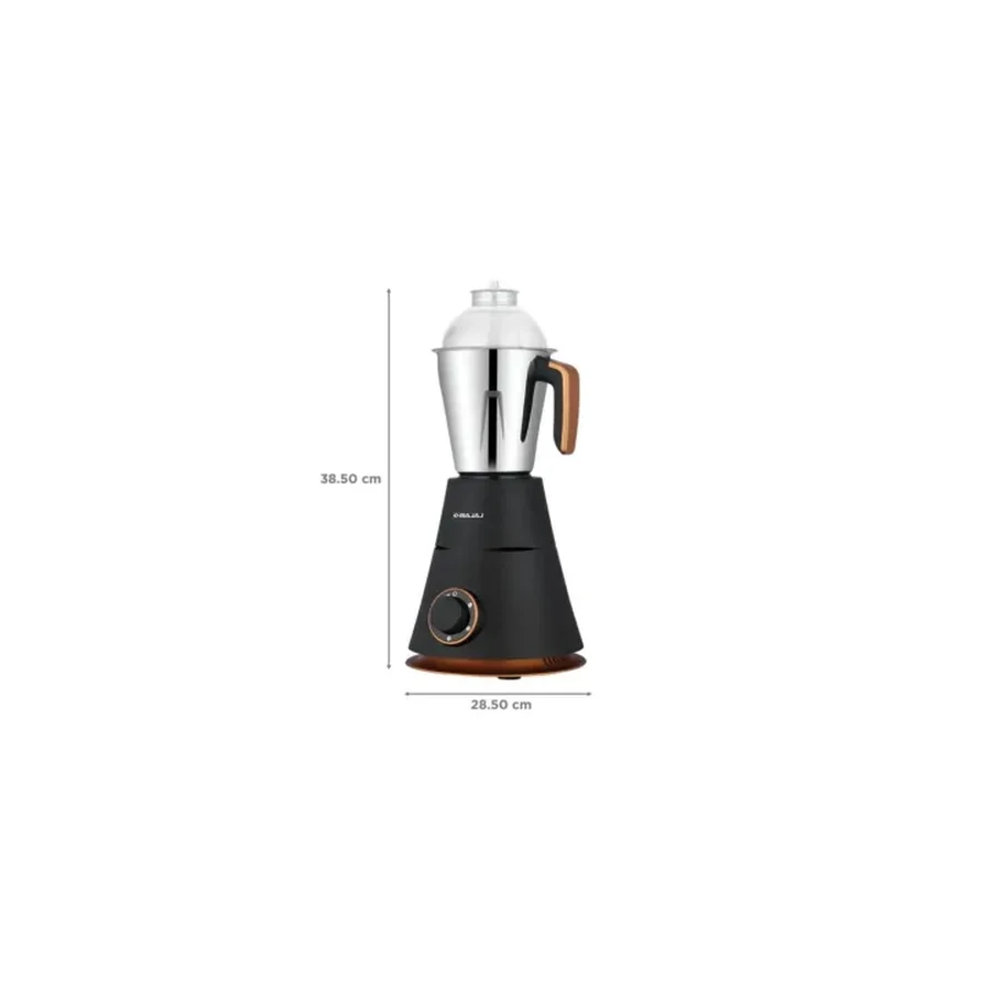 Bajaj Ninja Series Virtue 750W 4 Jar Mixer Grinder | 20000 RPM & Leakproof Jars | Overload Protection | 410595