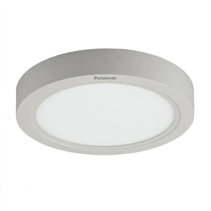 Panasonic Round Surface-Mounted LED Panel Ceiling Light (5W, 10W, 15W) | No-Cutout Direct Slab Mount False Ceiling Alternative in White | PDLM10 Series