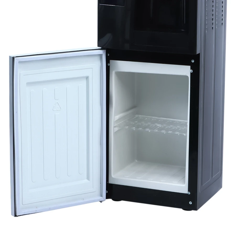 Yasuda Hot & Normal Stand Water Dispenser | 500W Stainless Steel Tank Matrix | Integrated Storage Cabinet & Over-Current Protection | YS-HN23SC